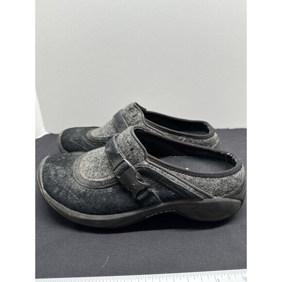 Merrell Moc QForm Womens Casual Comfort Slip-On Clog Shoes Size 7 Grey & Black - Picture 5 of 8
